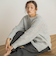 【WEB限定】片畦ラグランプルオーバー≪手洗い可能≫