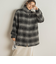 IOLANDAシャギーチェックコート