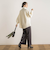 【WEB限定】バックスリットニット≪手洗い可能≫