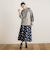 【WEB限定】バックスリットニット≪手洗い可能≫