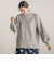 【WEB限定】バックスリットニット≪手洗い可能≫