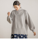 【WEB限定】バックスリットニット≪手洗い可能≫
