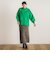 【WEB限定】バックスリットニット≪手洗い可能≫