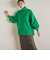 【WEB限定】バックスリットニット≪手洗い可能≫