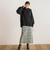 【WEB限定】ダマスク柄ニットスカート≪洗濯機で洗える≫