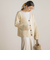 【WEB限定】片畦Vネックカーデ≪手洗い可能≫