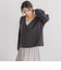 【WEB限定】片畦Vネックカーデ≪手洗い可能≫