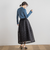 ダブルラッセルドット刺繍スカート≪洗濯機で洗える≫