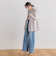 【WEB限定】ラメペプラムニットベスト≪手洗い可能≫