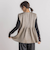 【WEB限定】ラメペプラムニットベスト≪手洗い可能≫