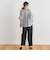 【WEB限定】ストライプショートシャツ≪洗濯機で洗える≫
