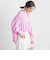 【WEB限定】ストライプショートシャツ≪洗濯機で洗える≫