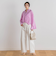 【WEB限定】ストライプショートシャツ≪洗濯機で洗える≫
