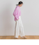 【WEB限定】ストライプショートシャツ≪洗濯機で洗える≫