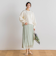 【WEB限定】シャインサテン楊柳プリーツスカート≪手洗い可能≫