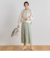 【WEB限定】シャインサテン楊柳プリーツスカート≪手洗い可能≫