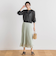 【WEB限定】シャインサテン楊柳プリーツスカート≪手洗い可能≫