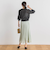 【WEB限定】シャインサテン楊柳プリーツスカート≪手洗い可能≫