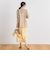 【WEB限定】シャインサテン楊柳プリーツスカート≪手洗い可能≫