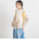 メッシュ柄プルオーバー≪手洗い可能≫