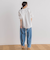 袖刺繍レーススキッパー7分袖ブラウス≪手洗い可能≫