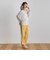 【WEB限定】サークルストレッチテーパードパンツ≪洗濯機で洗える≫