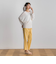 【WEB限定】サークルストレッチテーパードパンツ≪洗濯機で洗える≫