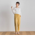 【WEB限定】サークルストレッチテーパードパンツ≪洗濯機で洗える≫