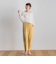 【WEB限定】サークルストレッチテーパードパンツ≪洗濯機で洗える≫