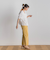 【WEB限定】サークルストレッチテーパードパンツ≪洗濯機で洗える≫