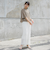 フリンジニットスカート