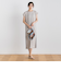 【WEB限定】カットジョーゼットサイドラインワンピース≪手洗い可能≫