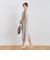 【WEB限定】カットジョーゼットサイドラインワンピース≪手洗い可能≫
