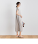 【WEB限定】カットジョーゼットサイドラインワンピース≪手洗い可能≫