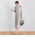 【WEB限定】カットジョーゼットサイドラインワンピース≪手洗い可能≫