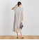 【WEB限定】カットジョーゼットサイドラインワンピース≪手洗い可能≫