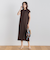 【WEB限定】カットジョーゼットサイドラインワンピース≪手洗い可能≫