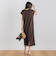 【WEB限定】カットジョーゼットサイドラインワンピース≪手洗い可能≫