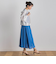 麻調シアー2WAYシャーリングワンピース≪手洗い可能≫