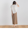 【WEB限定】カットジョーゼット肩ラメプルオーバー≪手洗い可能≫