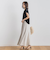【WEB限定】カットジョーゼット肩ラメプルオーバー≪手洗い可能≫