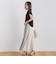【WEB限定】カットジョーゼット肩ラメプルオーバー≪手洗い可能≫