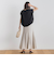 【WEB限定】カットジョーゼット肩ラメプルオーバー≪手洗い可能≫