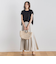【WEB限定】カットジョーゼット肩ラメプルオーバー≪手洗い可能≫