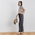 【WEB限定】カットジョーゼット肩ラメプルオーバー≪手洗い可能≫