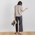 【WEB限定】カットジョーゼット肩ラメプルオーバー≪手洗い可能≫