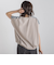 【WEB限定】カットジョーゼット肩ラメプルオーバー≪手洗い可能≫