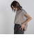 【WEB限定】カットジョーゼット肩ラメプルオーバー≪手洗い可能≫