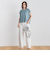 【WEB限定】カットジョーゼット肩ラメプルオーバー≪手洗い可能≫