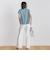 【WEB限定】カットジョーゼット肩ラメプルオーバー≪手洗い可能≫